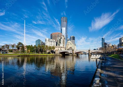 The Yarra River and southbank of Melbourne's CBD