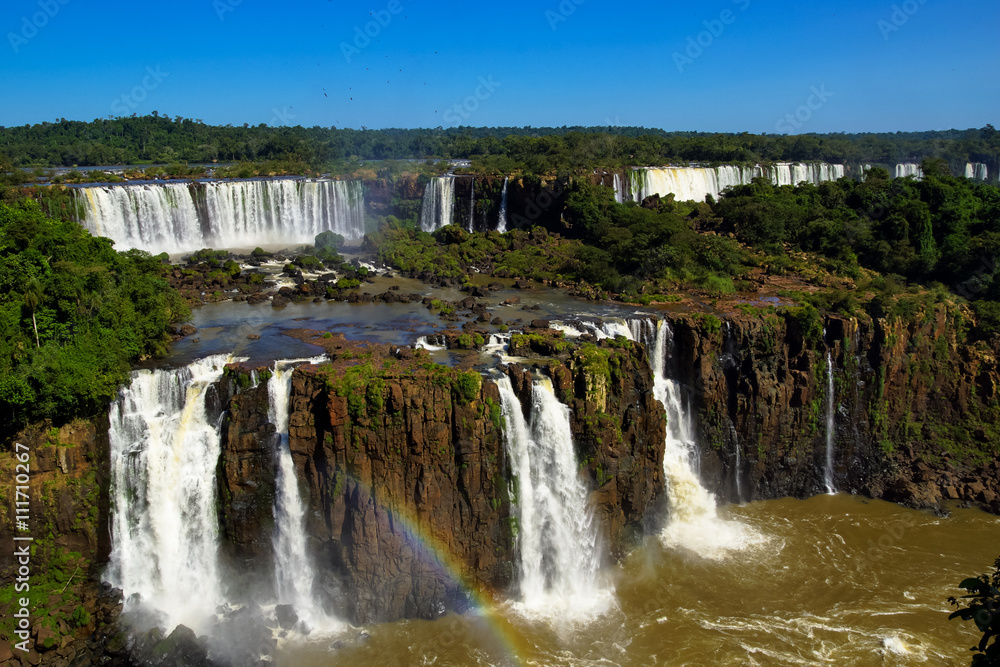 Fototapeta premium Argentyńska strona wodospadów Iguassu