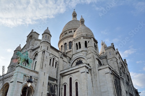 Le Sacré Coeur sur la butte Montmartre à Paris