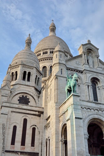 Le Sacré Coeur sur la butte Montmartre à Paris