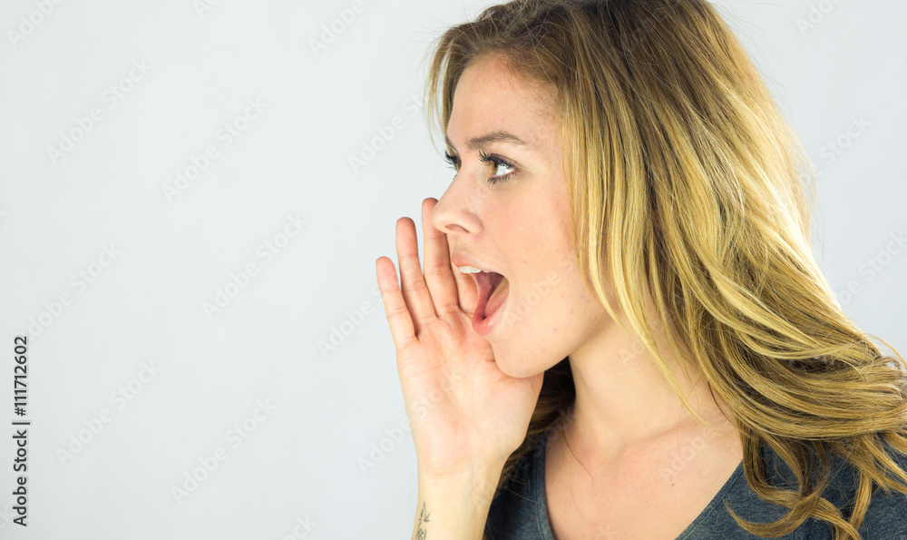 female model attractive woman on plein background with copy spac female model attractive woman on plein background with copy spac