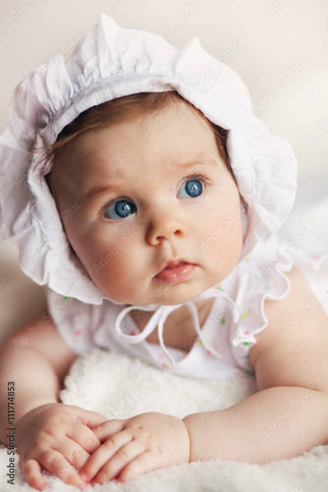 Portrait of small cute girl Portrait of small cute girl