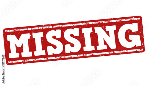 Missing sign or stamp