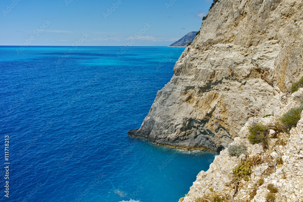 Rocks near Porto Katsiki Beach, Lefkada, Ionian Islands, Greece