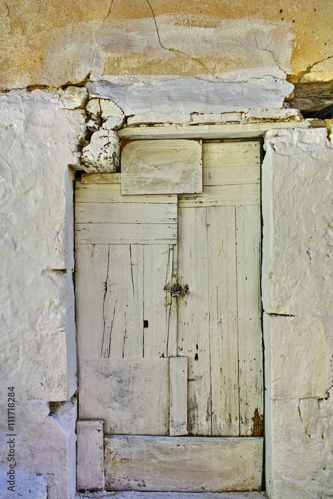 window of a traditional house in Vasiliki village, Lefkada, Ionian Islands, Greece