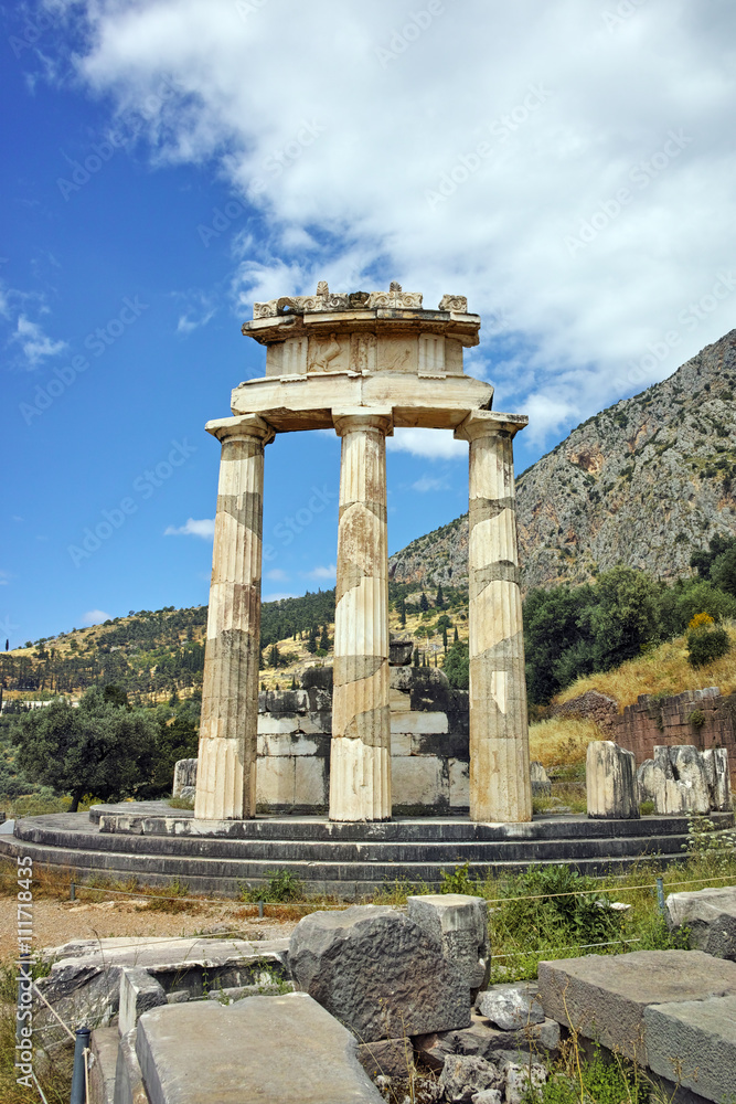 Athena Pronaia Sanctuary at Delphi, Central Greece