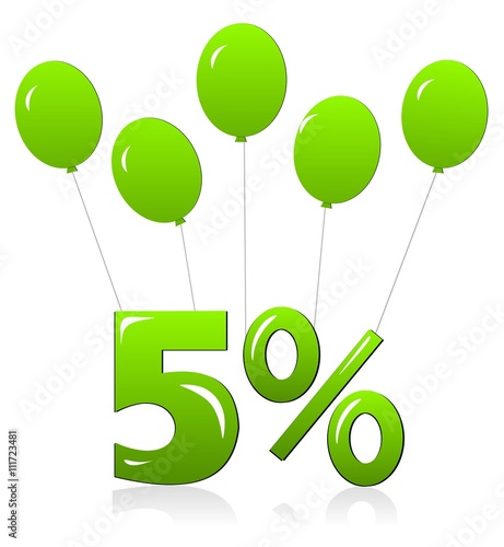 5%