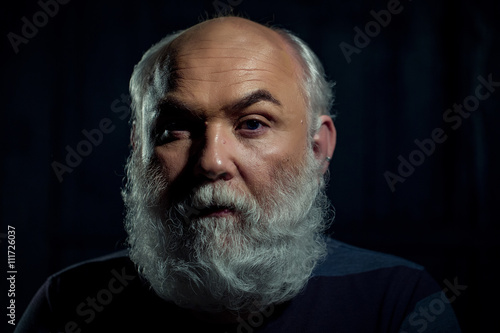 Old man with white beard