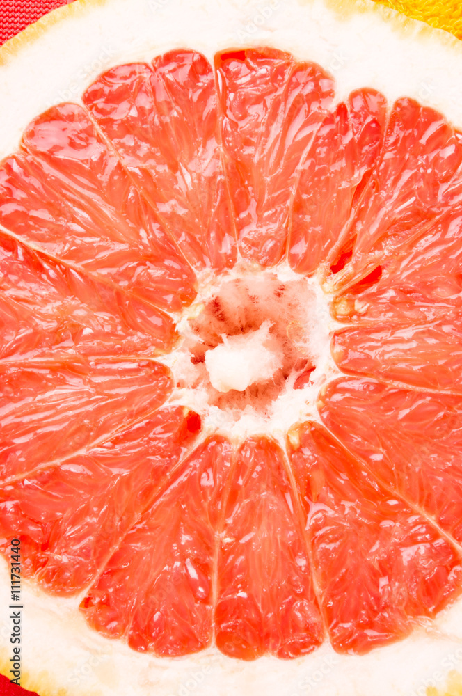 halves of the grapefruit halves of the grapefruit