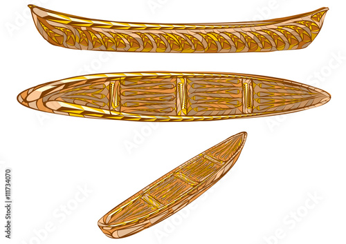 ethnic canoe