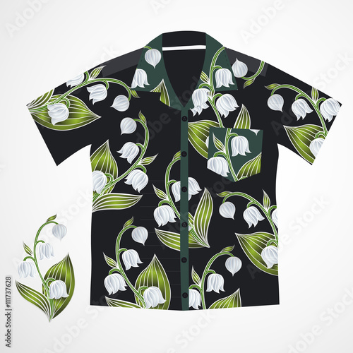 hawaii shirt vector