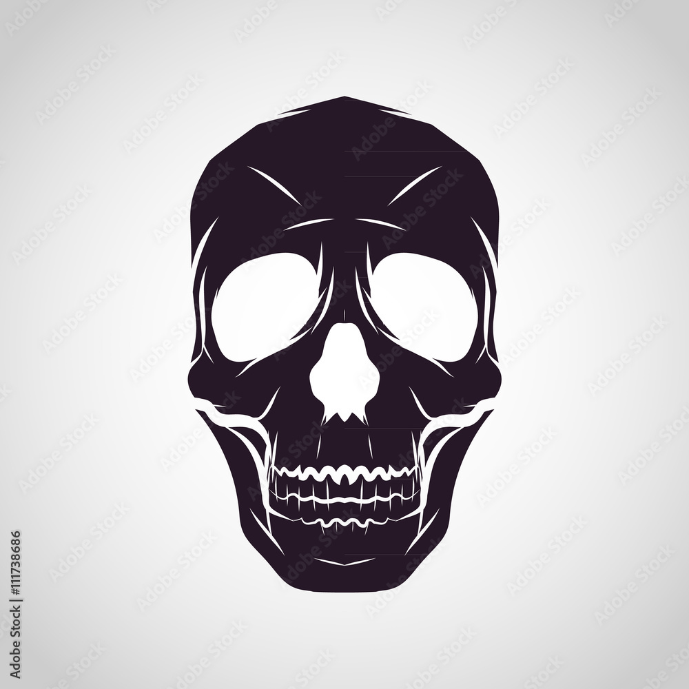 Obraz premium Skull logo