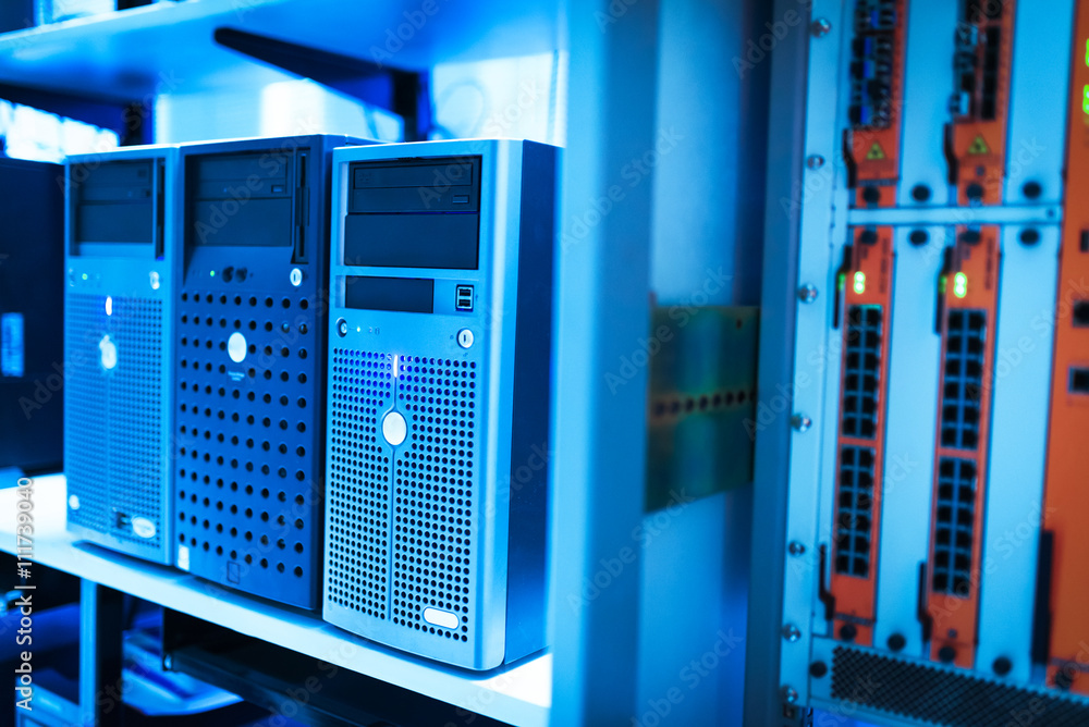Storage servers in data room Domestic Room Storage servers in data room Domestic Room