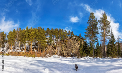 Olkhinskoye plateau. Rock Knight photo