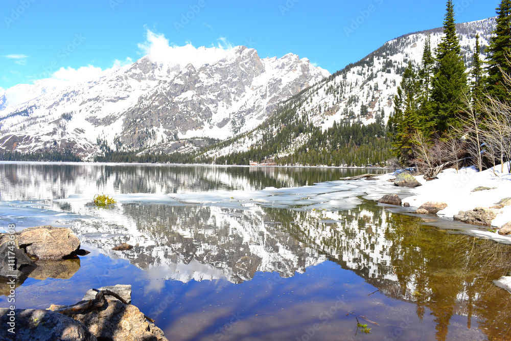 Magnificent Grand Teton, Jenny Lake, Wyoming, United States Magnificent Grand Teton, Jenny Lake, Wyoming, United States