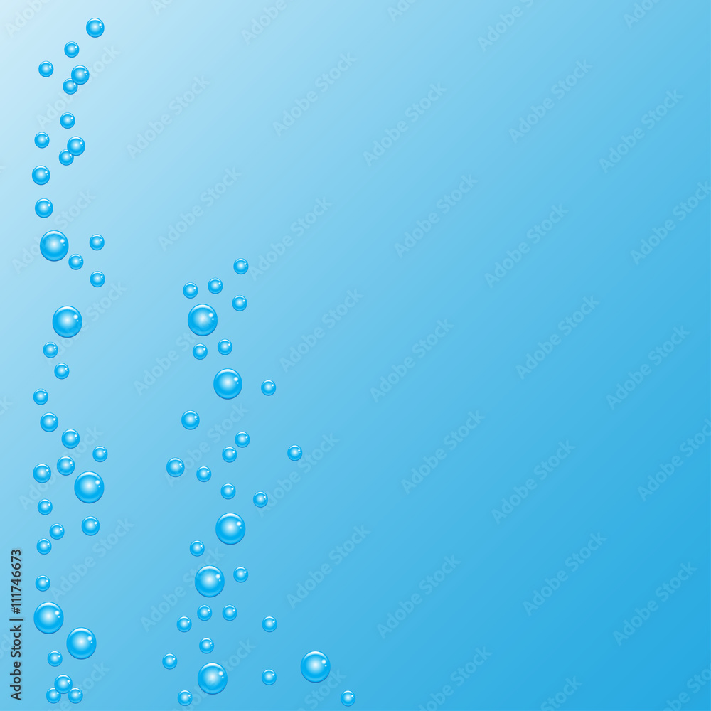 Vector abstract background. Air bubbles in water. Vector abstract background. Air bubbles in water.