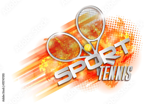 Tennis cup symbol