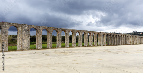  aqueduct in Obidos Portugual.