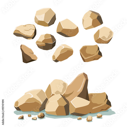 rock and stone set photo