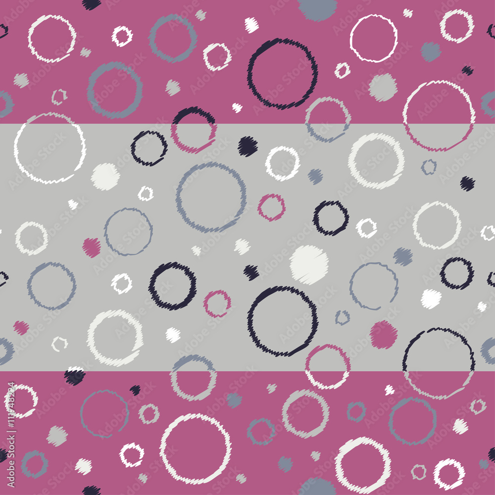 Seamless decorative vector background with circles. Print. Cloth design, wallpaper. Seamless decorative vector background with circles. Print. Cloth design, wallpaper.