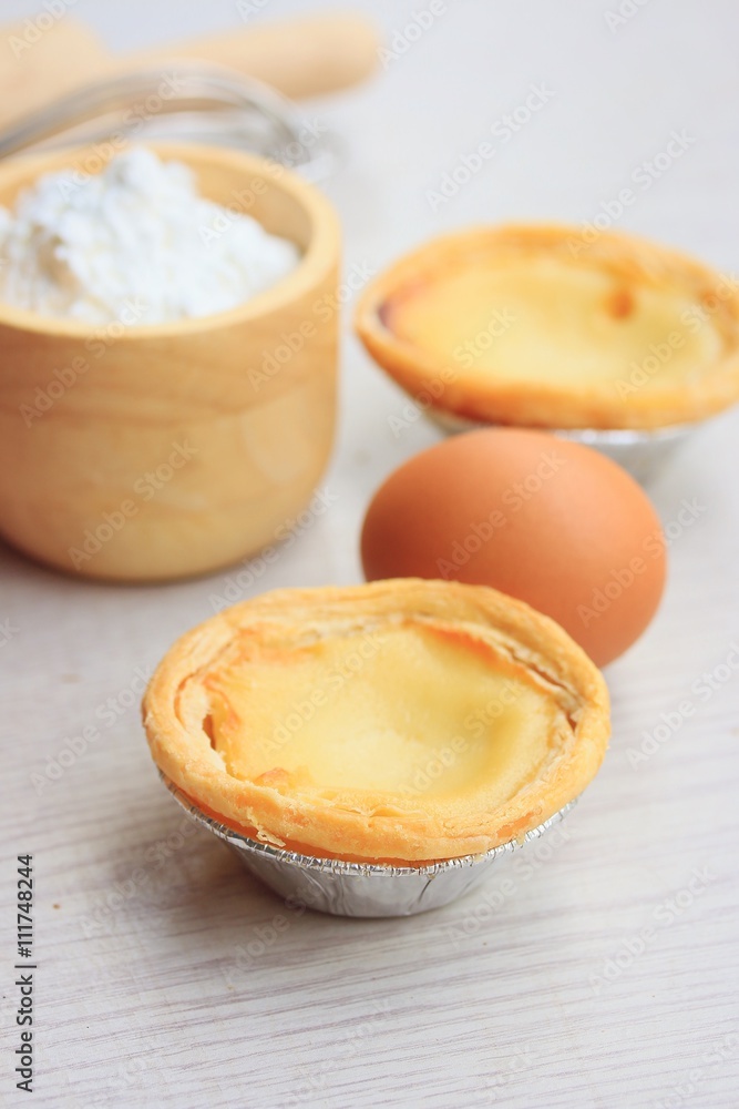egg tart with tasty egg tart with tasty