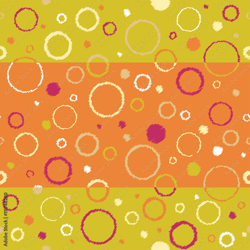Seamless decorative vector background with circles. Print. Cloth design, wallpaper. Seamless decorative vector background with circles. Print. Cloth design, wallpaper.