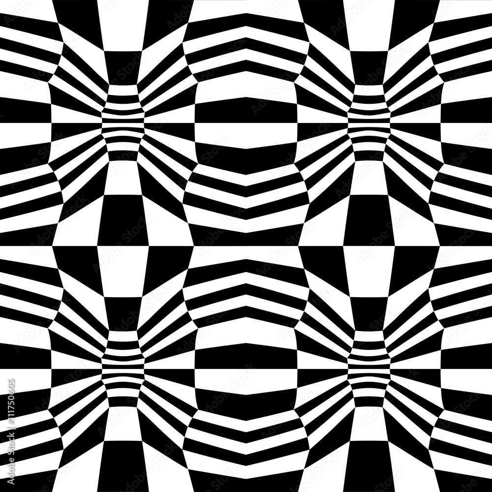 3d Geometric Patterns Black And White