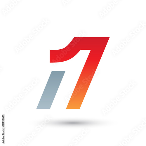 Simple Number One Logo