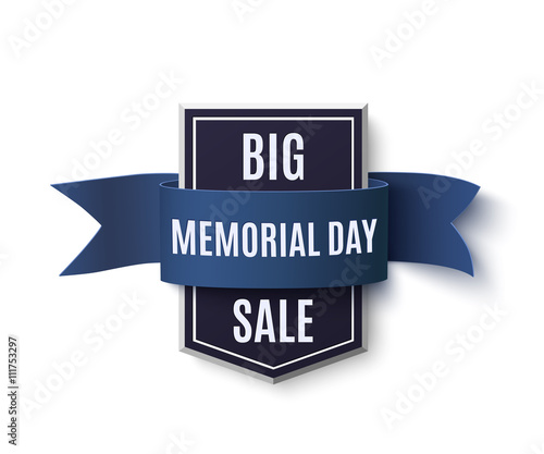 Big Memorial Day sale background.