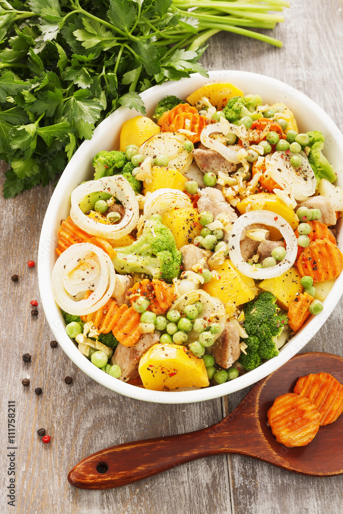Meat stew with vegetables Meat stew with vegetables
