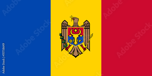 Flag of Moldova photo