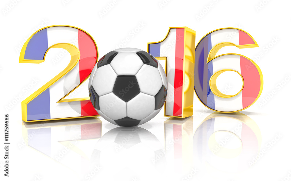 Obraz premium Fussball 2016 - Frankreich