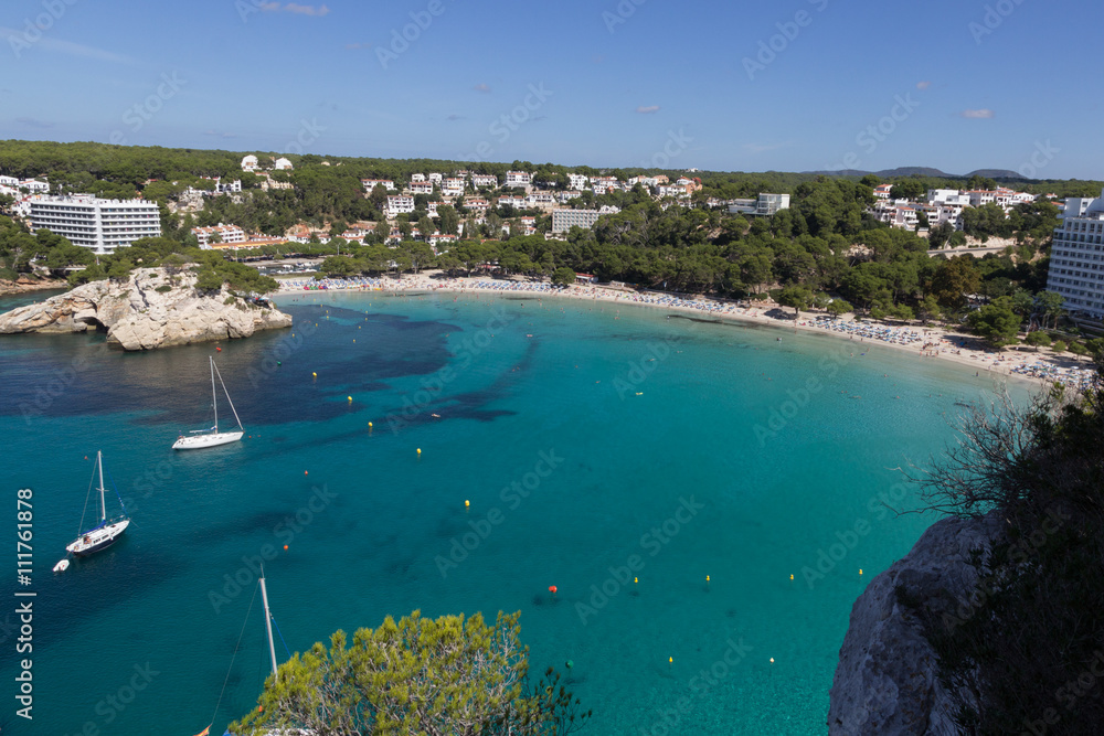 Cala Galdana bay and beach, Menorca, Spain