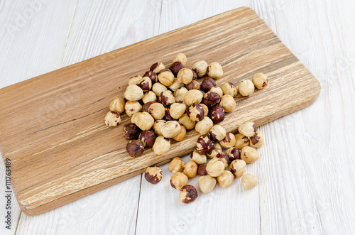 Group of hazelnut