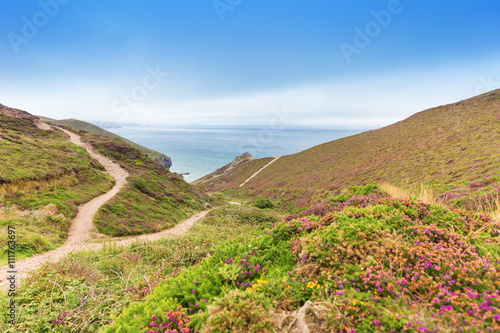 Popular St Agnes and Chapel Porth Atlantic ocean coast, Cornwall