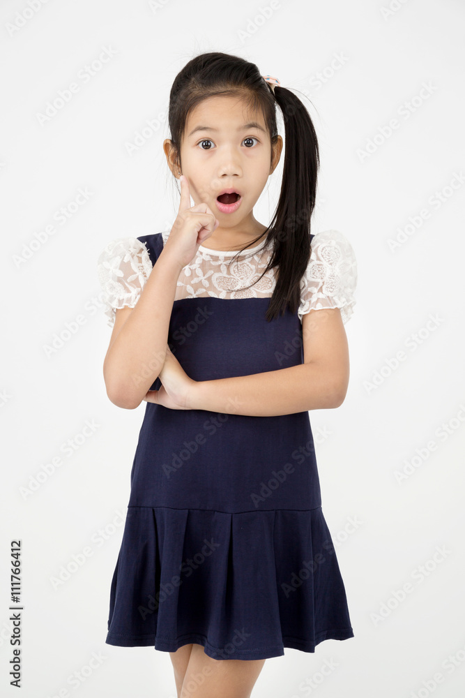Portrait of asian cute girl with smile face Portrait of asian cute girl with smile face