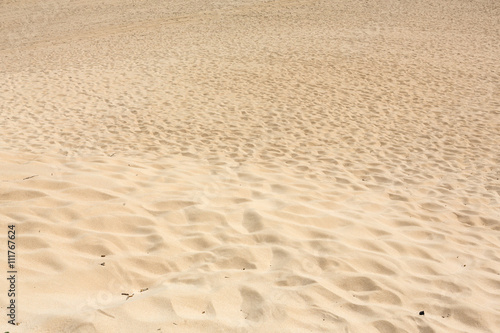 Sand patterns after wind  on the Nature reserve  Park Natural  Corralejo  Fuerteventura  Canary Islands  Spain.