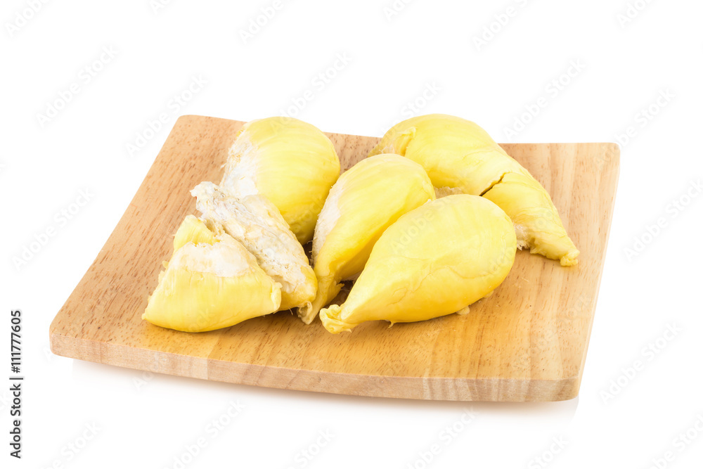 durian isolated on white background