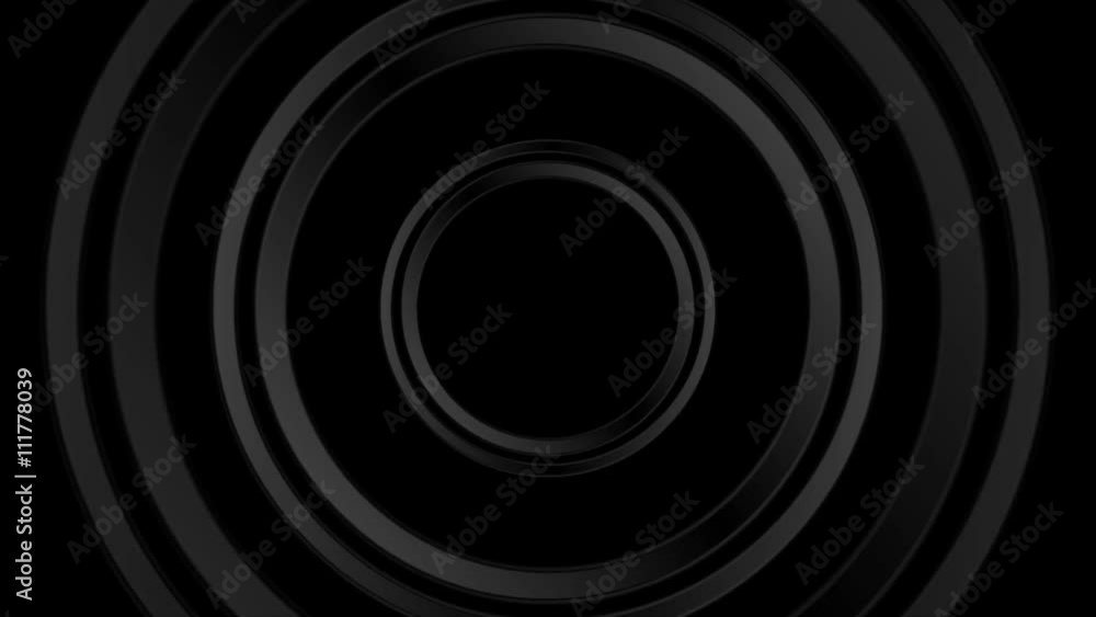 Dark black abstract circles graphic motion background. Video animation Ultra HD 4K 3840x2160 Dark black abstract circles graphic motion background. Video animation Ultra HD 4K 3840x2160