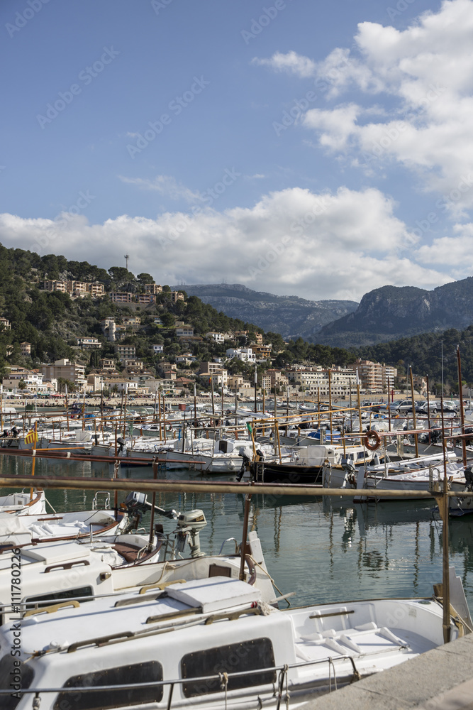 Obraz premium Port de Soller, Hafen