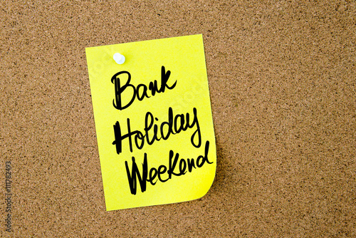 Business Acronym BHW Bank Holiday Weekend
