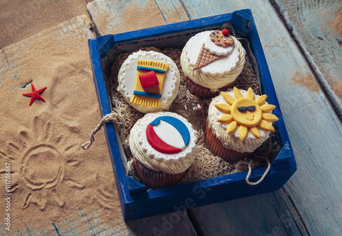 Various Summer Cupcakes