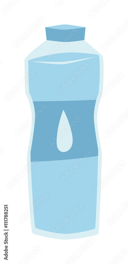 Sports water bottle vector illustration. Sports water bottle vector illustration.