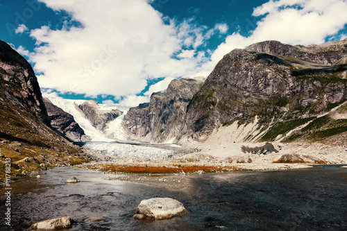 Gletscherzunge des Jostedalsbreen photo