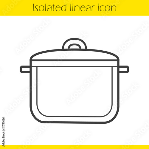 Pot linear icon