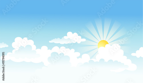 sun and clouds