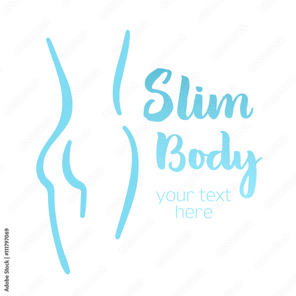 Woman body silhouette Woman body silhouette