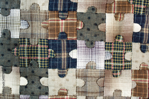 Quilt : Puzzle pattern