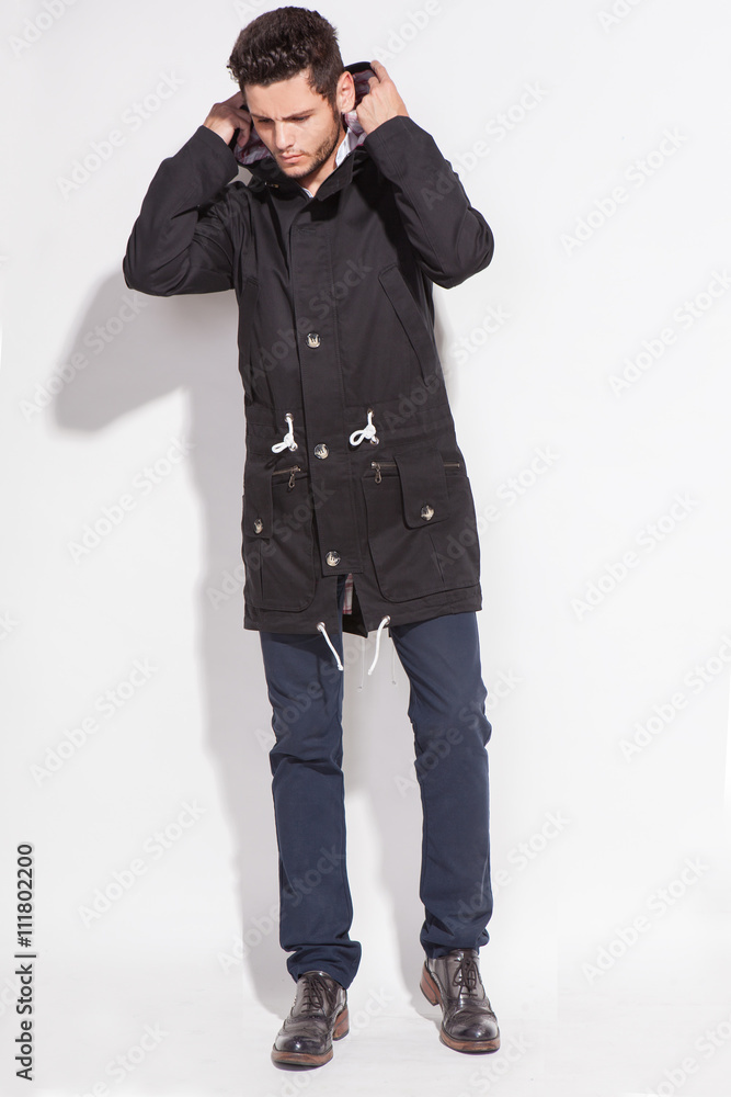 Fototapeta premium Elegant young handsome man