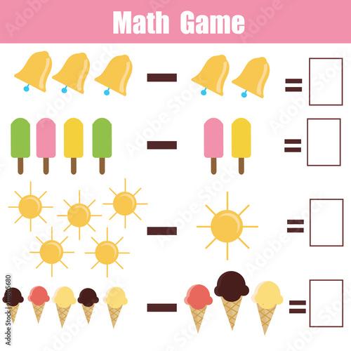 Math educational game for children